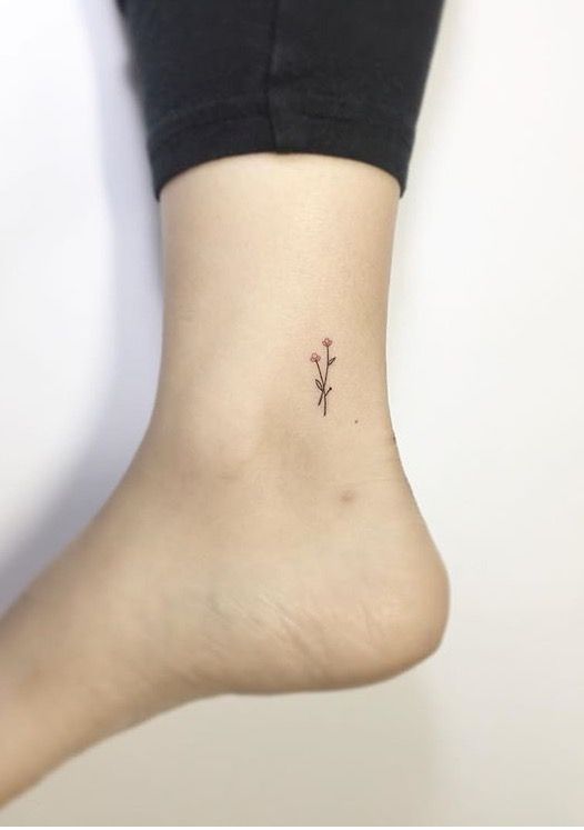 62 Beautiful Ankle Tattoos You May Love to Try! - Page 60 of 62 ...